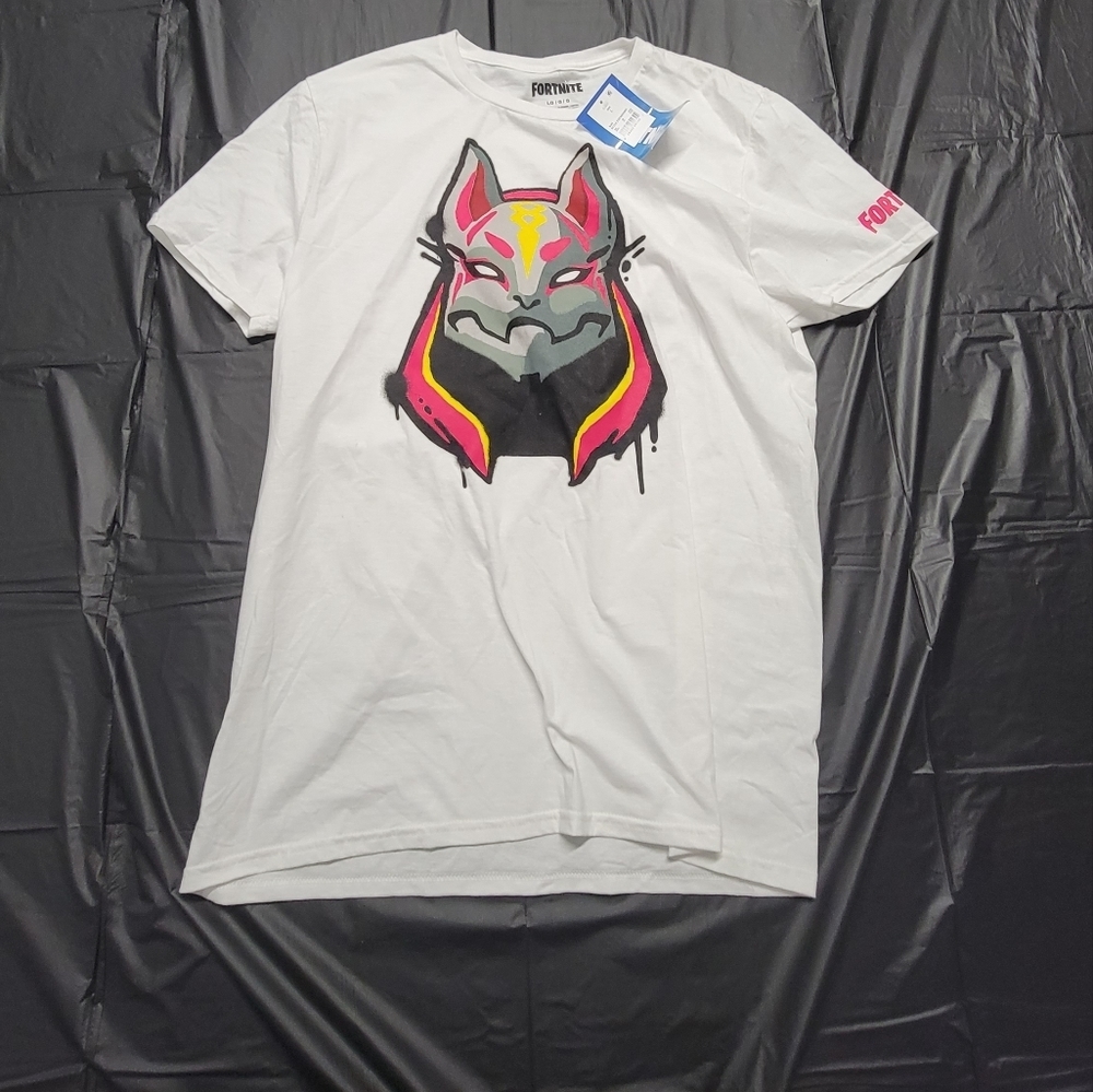 COPY - FORTNITE Mens Lrg White T